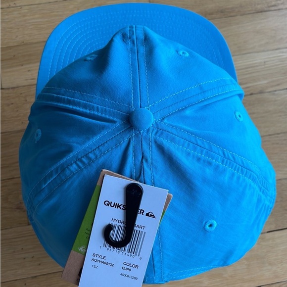 NWT Quiksilver Mens OSFM Hydro Smart Eco NetPlus Strapless Athletic Baseball Hat - Picture 7 of 12